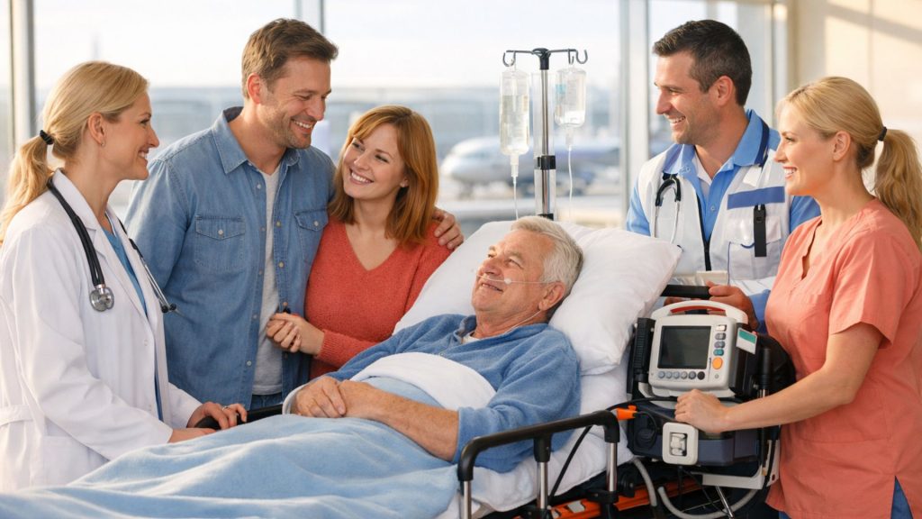 medical repatriation from caribbean to europe