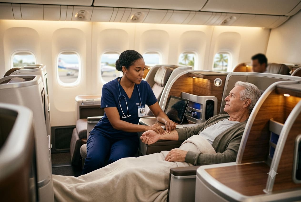 medical repatriation transport options