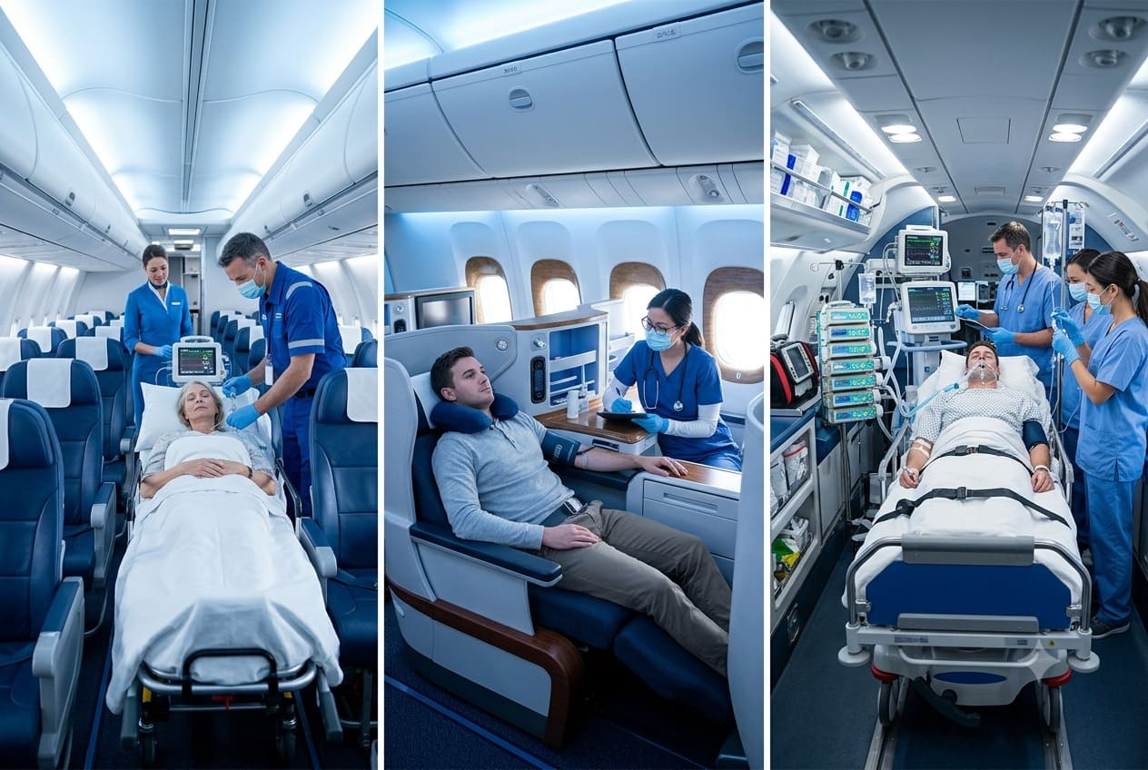 medical repatriation transport options